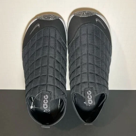 *NWOB* Mens NIKE ACG Moc 3.5 Black Quilted Slip On Shoes / Size 11 - Picture 5 of 8